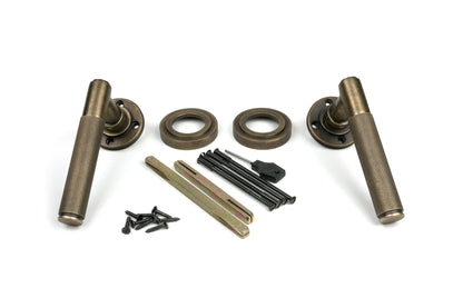 Brompton Lever on Rose Set (Sprung) by From The Anvil