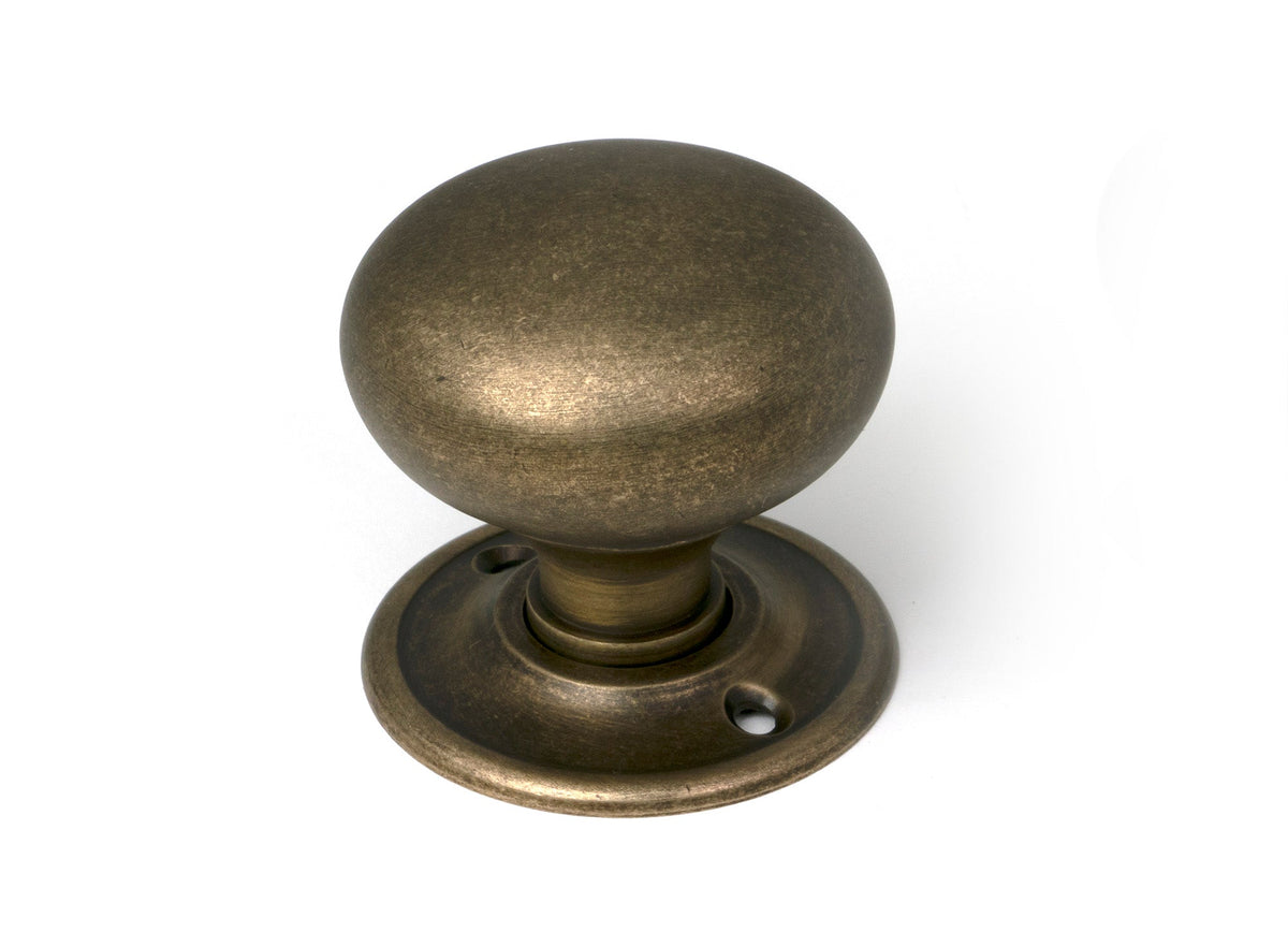 Mushroom Mortice/Rim Knob Set by From The Anvil