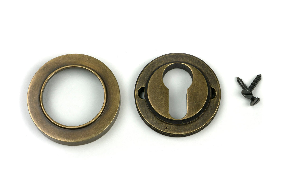 Round Euro Escutcheon by From The Anvil