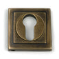 From The Anvil's Burnished Brass Round Euro Escutcheon