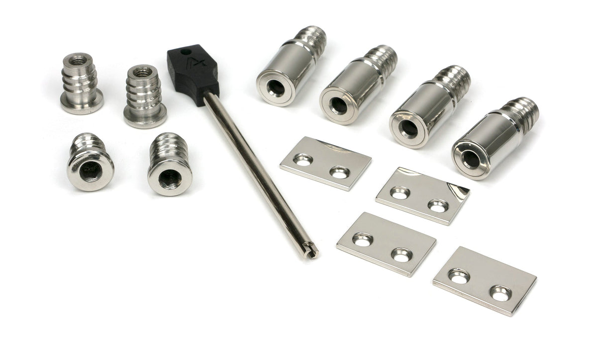 From The Anvil's Polished Marine SS (316) Secure Stops (Pack of 4)