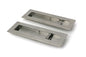 From The Anvil's Satin Marine SS (316) Plain Rectangular Pull - Privacy Set