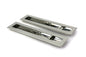 From The Anvil's Polished Marine SS (316) Plain Rectangular Pull - Privacy Set