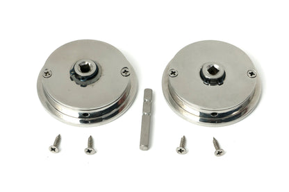 Art Deco Round Pull - Privacy Set by From The Anvil