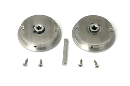 Art Deco Round Pull - Privacy Set by From The Anvil