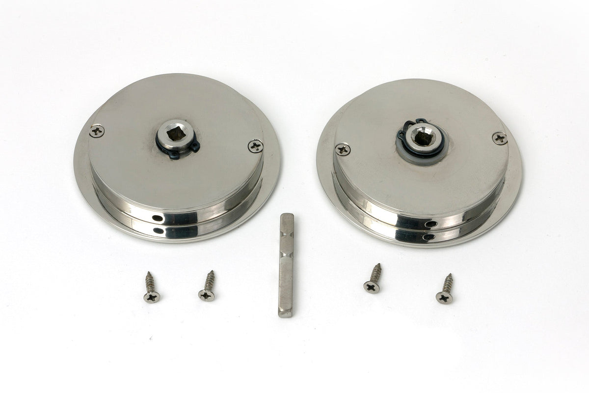 Art Deco Round Pull - Privacy Set by From The Anvil