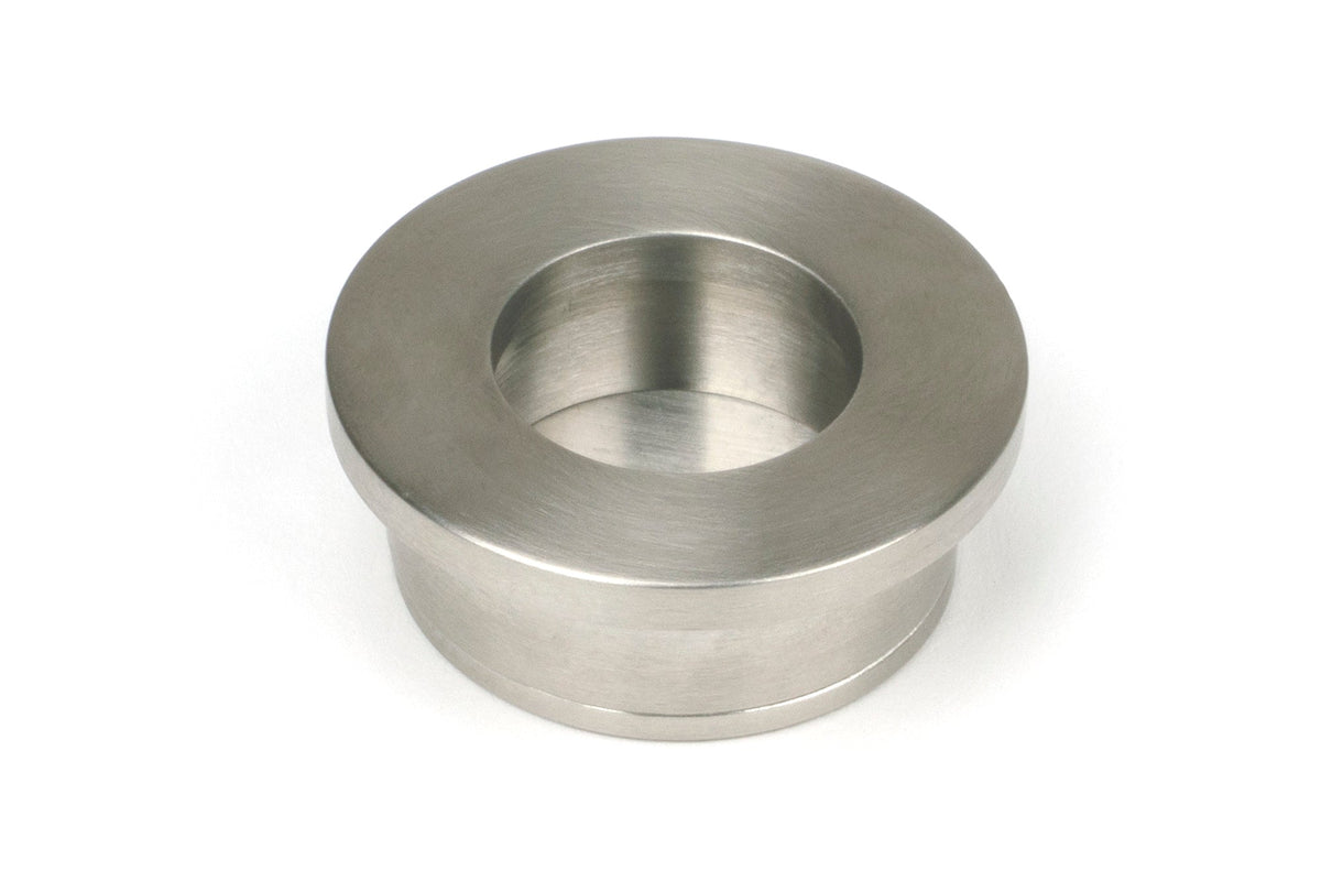 From The Anvil's Satin Marine SS (316) Round Finger Edge Pull