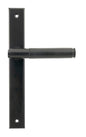From The Anvil's Black Brompton Slimline Lever Espag. Latch Set