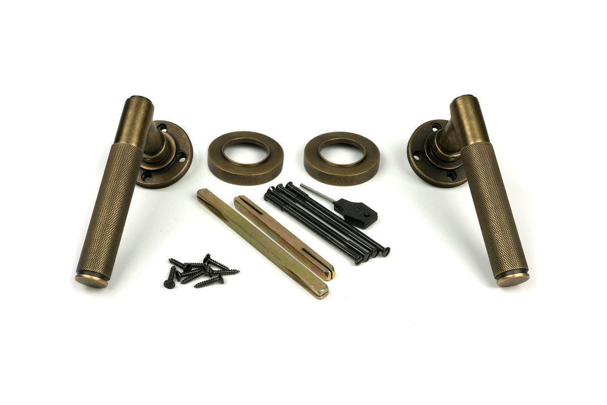 Brompton Lever on Rose Set (Unsprung) by From The Anvil