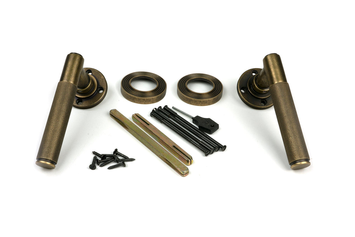 Brompton Lever on Rose Set (Unsprung) by From The Anvil