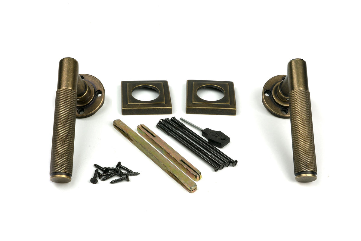 Brompton Lever on Rose Set (Unsprung) by From The Anvil