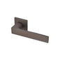 Barcelona Door Handle on Square Rose by M Marcus - Heritage Brass