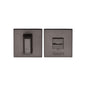 Square Bathroom Turn & Release - 5M-4040 by M Marcus - Heritage Brass
