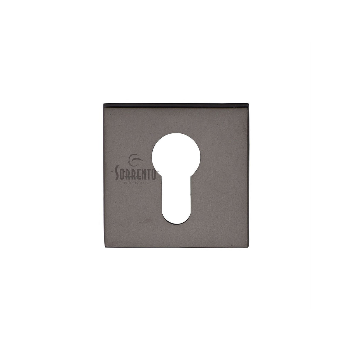 Euro Profile Keyhole Escutcheon Square - 5M-4049-Q by M Marcus - Heritage Brass