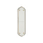 Shaped Fingerplate Gold Line - Porcelain