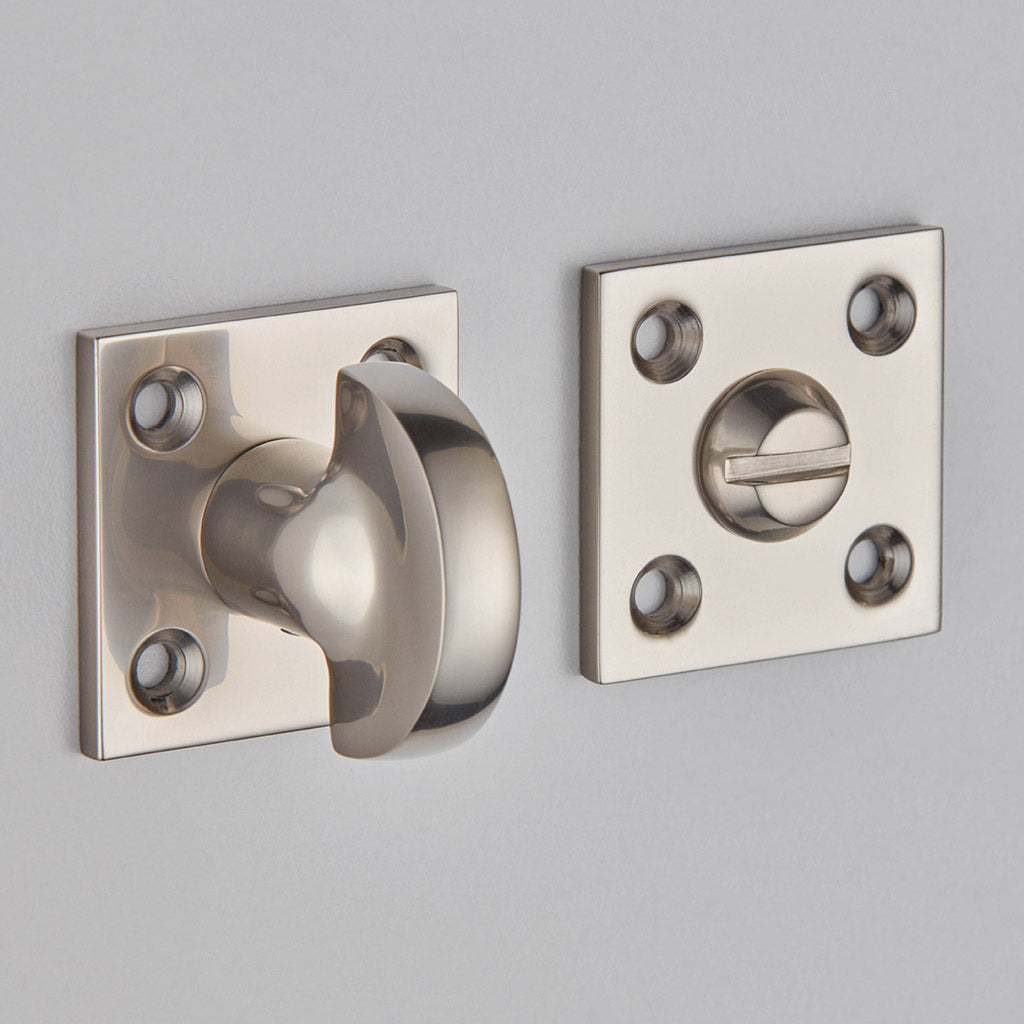 Croft - Bathroom Turn and Release - square rose 6354SQ by Croft Ironmongery
