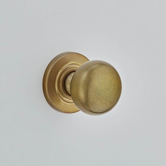 Croft - Bun Mortice Knobs on Covered Rose 6400COV57 by Croft Ironmongery