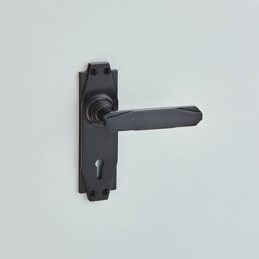 Croft - Art Deco Lever Latch Furniture 7001L by Croft Ironmongery