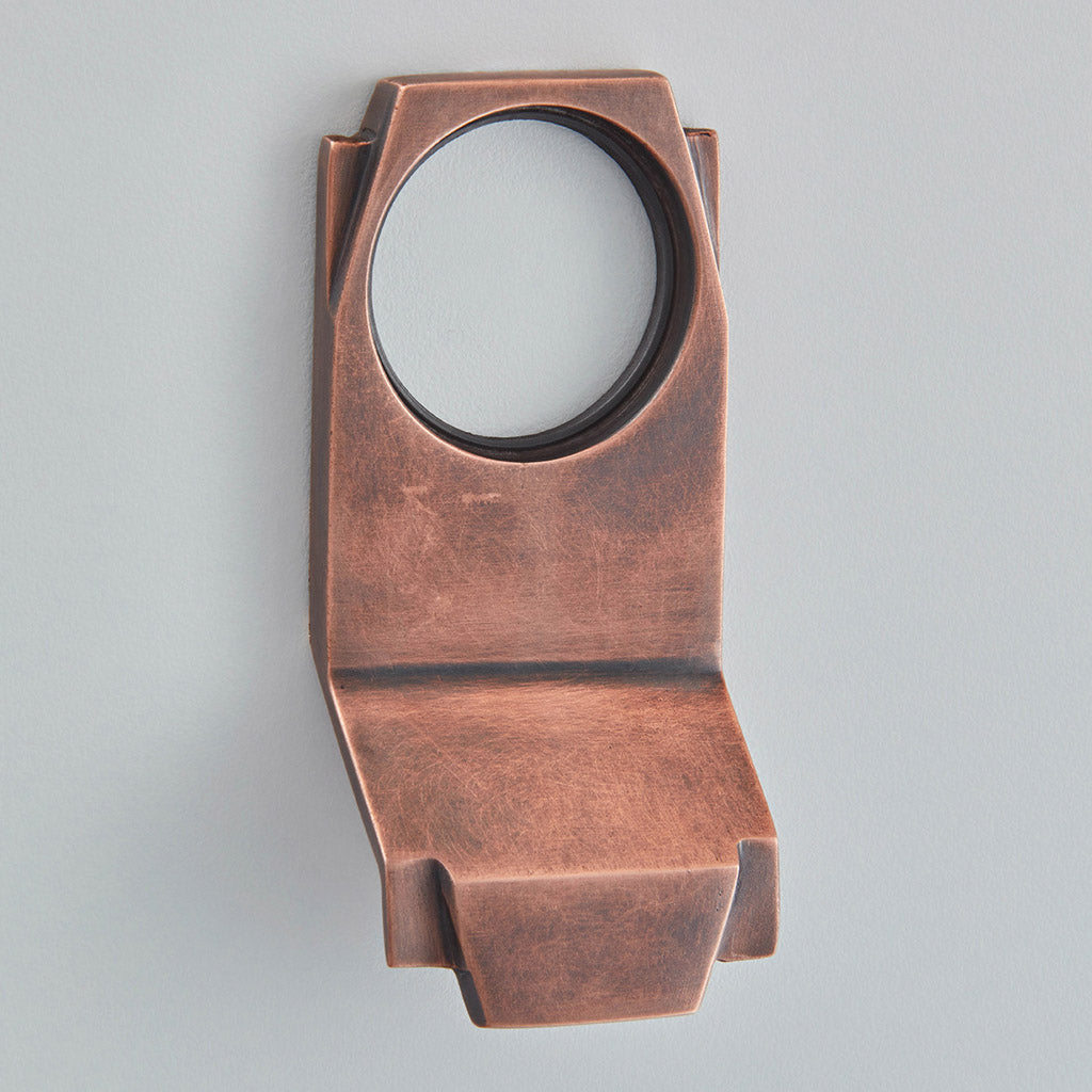 Croft - Art Deco Cylinder Pull 7016 by Croft Ironmongery