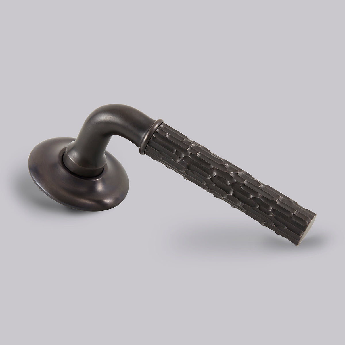 Covered Escutcheon White Crackle by M Marcus - Heritage Brass