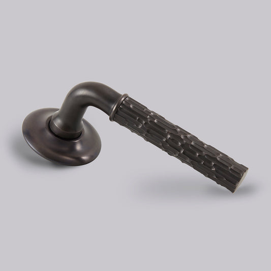 Covered Escutcheon White Crackle by M Marcus - Heritage Brass