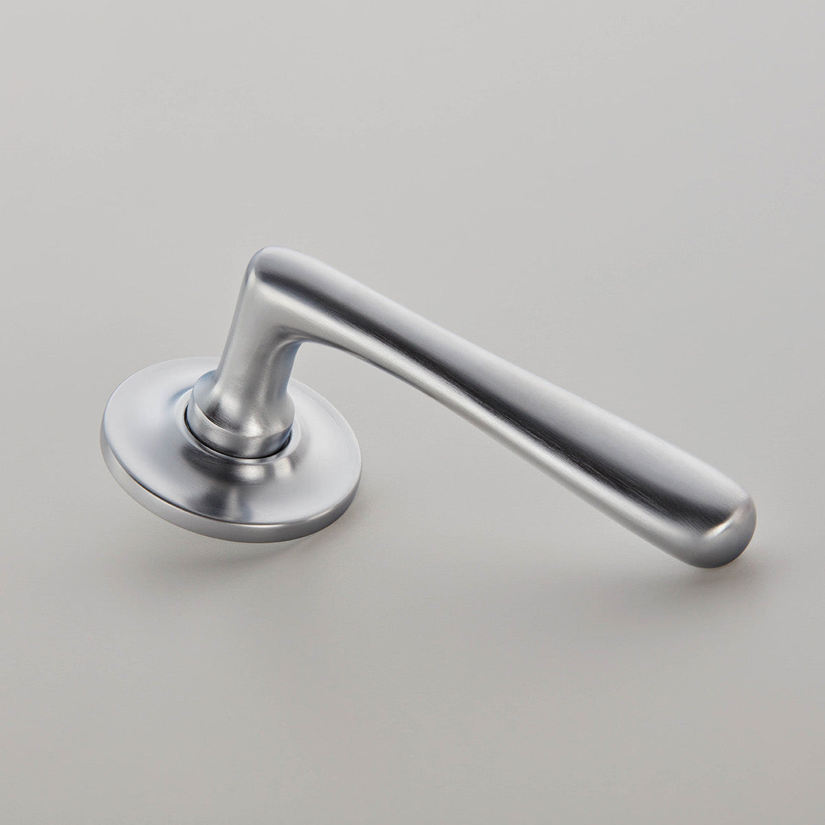Croft - Elegance Lever on Plain Covered Rose, Unsprung 7101COV57A by Croft Ironmongery