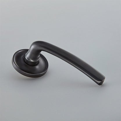 Croft - Floe Lever on Round Rose - Face Fix 7200 by Croft Ironmongery
