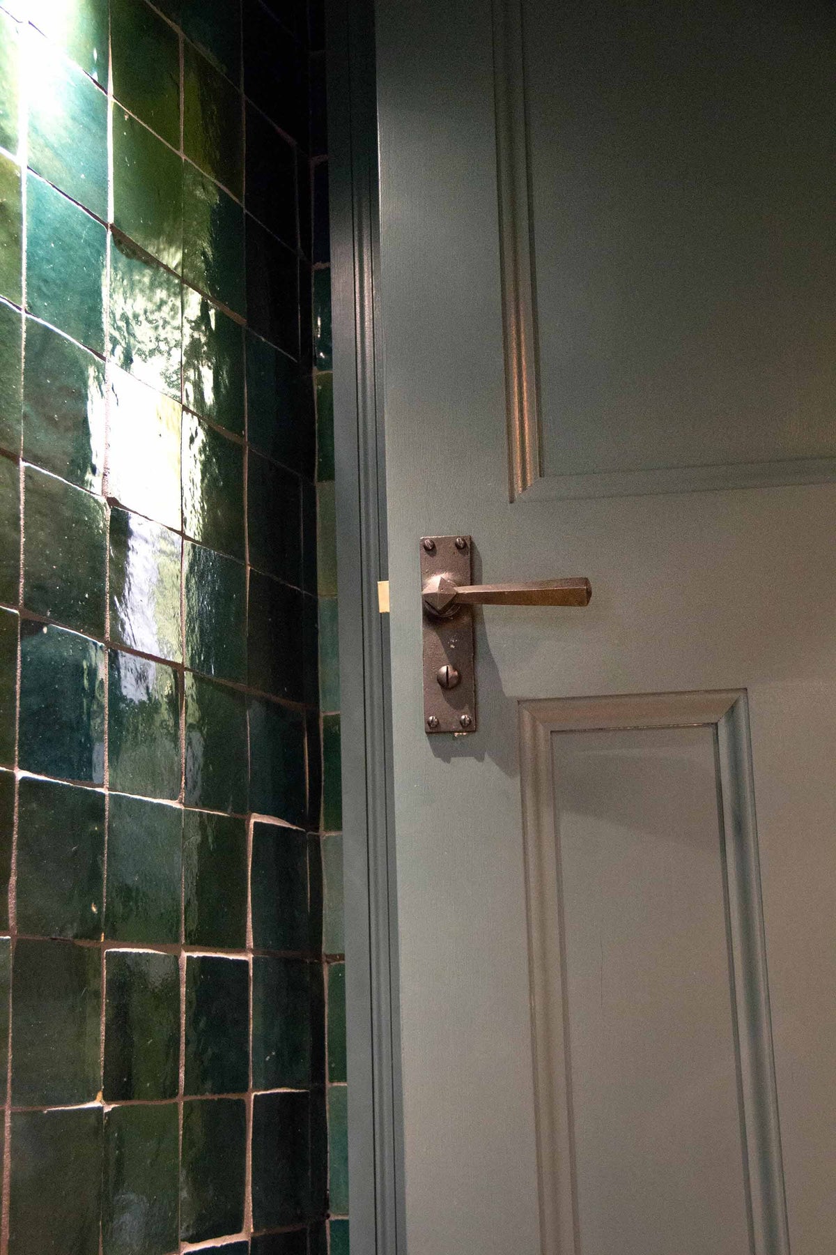 Straight Lever Bathroom Set by From The Anvil