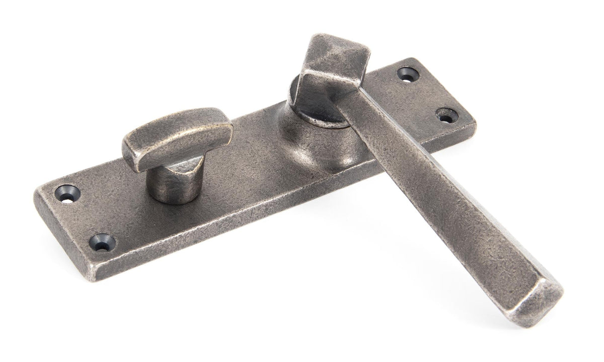 Straight Lever Bathroom Set by From The Anvil
