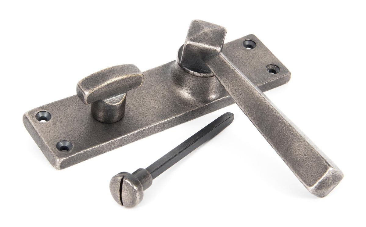 Straight Lever Bathroom Set by From The Anvil