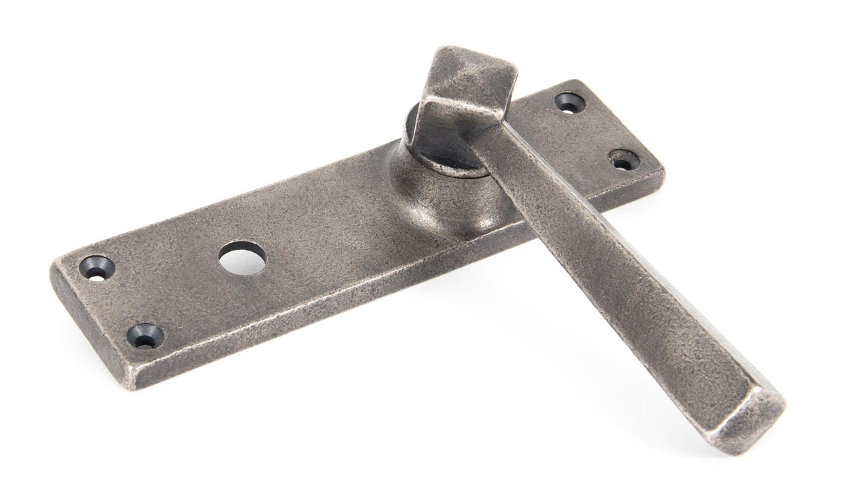 Straight Lever Bathroom Set by From The Anvil