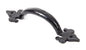 From The Anvil's Black Cast Fleur-De-Lys Pull Handle