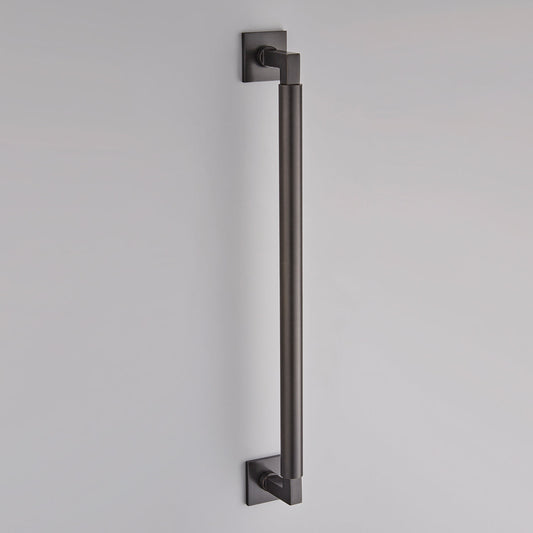 Croft - Gropius Pull Handle with Square Roses 7403 by Croft Ironmongery