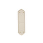 Shaped Fingerplate Cream Crackle - Porcelain