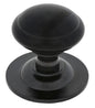 From The Anvil's Black Round Centre Door Knob