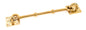 From The Anvil's Polished Brass Cabin Hook Polished Brass