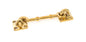 From The Anvil's Polished Brass Cabin Hook Polished Brass
