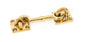 From The Anvil's Polished Brass Cabin Hook Polished Brass