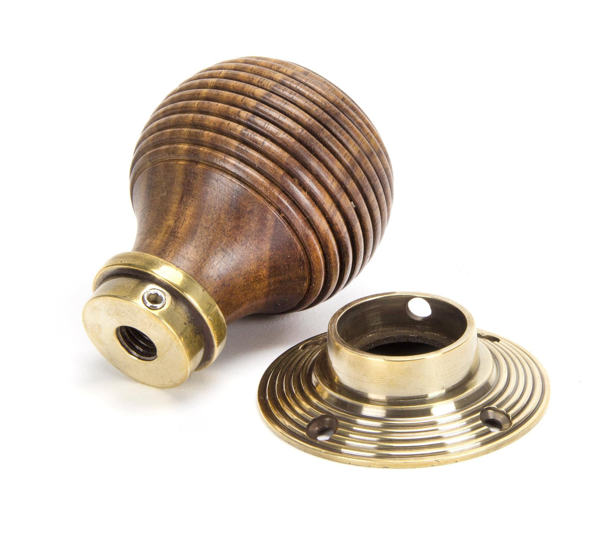 Wooden Beehive Mortice/Rim Knob Set by From The Anvil