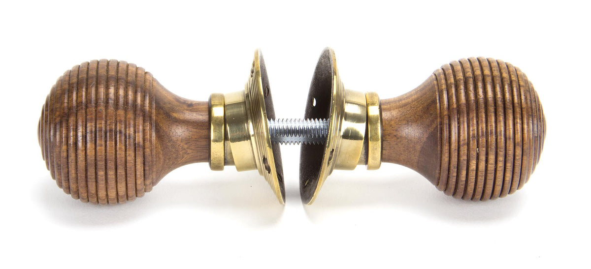 Wooden Beehive Mortice/Rim Knob Set by From The Anvil