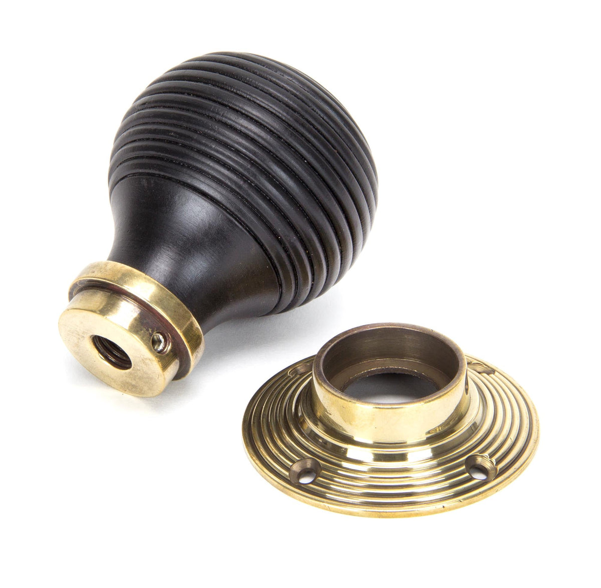 Wooden Beehive Mortice/Rim Knob Set by From The Anvil