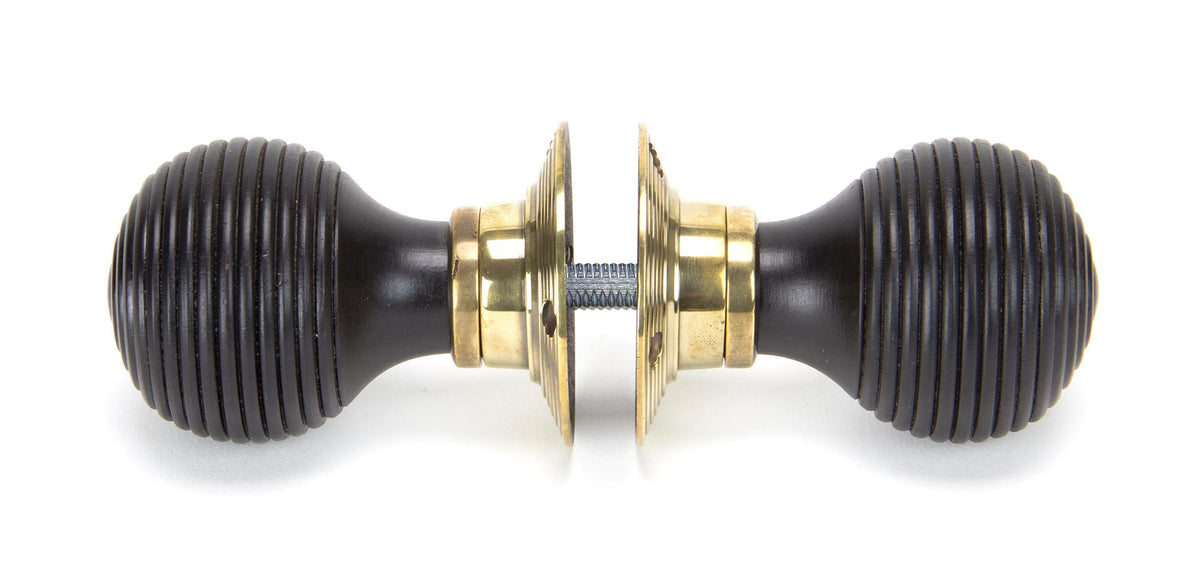 Wooden Beehive Mortice/Rim Knob Set by From The Anvil