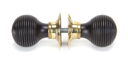 Wooden Beehive Mortice/Rim Knob Set by From The Anvil