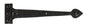 From The Anvil's Black Black Cast T Hinge (pair)