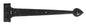 From The Anvil's Black Black Cast T Hinge (pair)