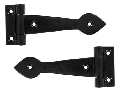 Black Cast T Hinge (pair) by From The Anvil
