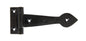 From The Anvil's Black Black Cast T Hinge (pair)