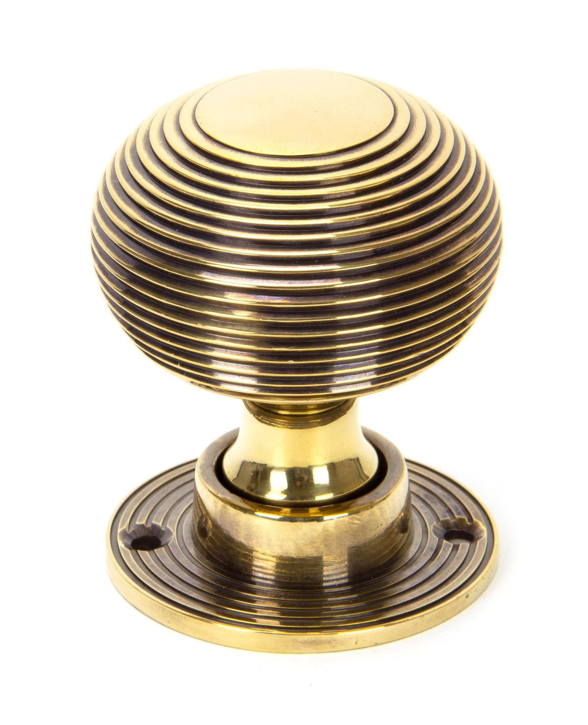Heavy Beehive Mortice/Rim Knob Set by From The Anvil