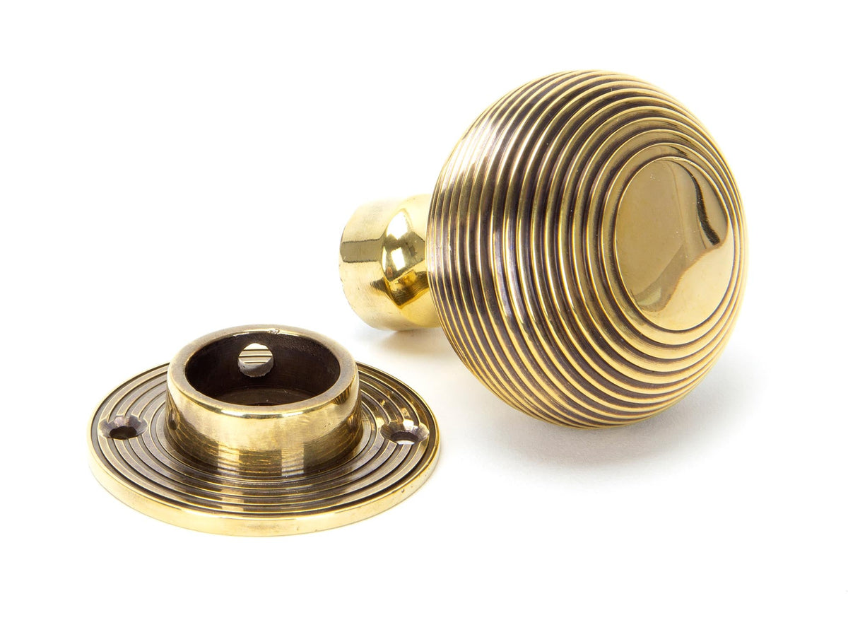 Heavy Beehive Mortice/Rim Knob Set by From The Anvil