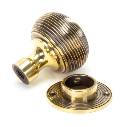 Heavy Beehive Mortice/Rim Knob Set by From The Anvil
